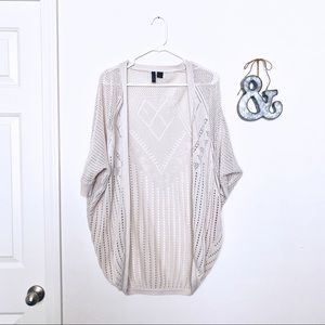 Women’s Full Tilt Off-white Knitted Cardigan